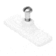 Taylor Made Side-Mount Deck Hinge For Bimini Boatop, White, 11722