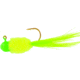 Team Crappie Slab Caller Jig, 1/16 oz, Chartreuse/Lime Parrot Head, 3/Pack, SD2D-711