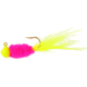 Team Crappie Slab Caller Jig, 1/16 oz, Chartreuse/Pink Electric Chicken, 3/Pack, SD2D-738