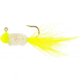 Team Crappie Slab Caller Jig, 1/16 oz, Chartreuse/White Perch, 3/Pack, SD2D-733