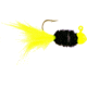 Team Crappie Slab Caller Jig, 1/32 oz, Chartreuse/Black Classic, 3/Pack, SD1D-730