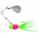 Team Crappie Spin Caller w/1 Spare Body, Chartreuse/Pink Electric Chicken, 1/16oz, SPD2-738