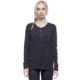 Tentree Aster Long Sleeve Henley, Womens, Meteorite, Extra Small, FA18-WLAST-BLK-XS