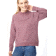 Tentree Dawson PO Fleece Crewneck, Womens, Burgundy, 3XL, FA18-WFDAW-RED-3XL