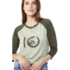 Tentree Fern Ten 3/4 Sleeve T-shirt, Womens, Desert Sage, 3XL, FA18-WLFRT-GRN-3XL