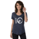 Tentree Leaf Ten Tee Tri-blend T-shirt, Womens, Vintage Indigo, S SP18-WJLEA-BLU-S