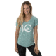 Tentree Leaf Ten Tee Tri-blend T-shirt, Womens, Aquifer, XS SP18-WJLEA-GRN-XS