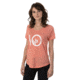 Tentree Leaf Ten Tee Tri-blend T-shirt, Womens, Burnt Coral, L SP18-WJLEA-PNK-L