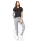 Tentree Leafy Mark Crewneck T-Shirt - Womens, Hi Rise Grey, Large, TCW1344-0235-L