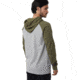 Tentree Oberon Fleece Hoodie - Mens, Lunar Rock/Olive Night, Extra Large, FA18-MFOBE-GRY-XL