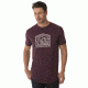 Tentree Rooted Tri-blend T-shirt, Mens, Catawba Grape, S SP18-MJROO-RED-S