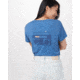 Tentree Forest Mix Short Sleeve T-Shirt - Women's, Blue Jay Blue Heather, L, TCW1719-0444-L