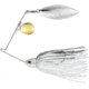 Terminator Pro Series Spinnerbait, Colorado/Willow Blades, Gold/Nickel Blade Finish, Green Gizzard, 1/2oz, PSS12CW113GN