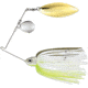 Terminator Pro Series Spinnerbait, Colorado/Willow Blades, Nickel/Gold Blade Finish, Hot Olive, 3/8oz, PSS38CW79NG