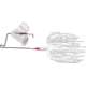 Terminator Super Stainless Buzzbait, Bright White Shad, 3/8oz, TBS38B01N