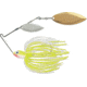 Terminator Super Stainless Spinnerbait, Gold/Nickel Willow Blade, Chartreuse White Shad, 1/2oz, S12WW02NG