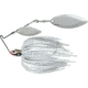 Terminator Super Stainless Spinnerbait, Nickel Willow Blade, Silver Shad, 1/2oz, S12WW44NN
