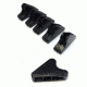 Terra Nova Guyline Cam Cleats, 6 pcs, Black 50TSCAM
