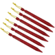 Terra Nova Terra Firma Tent Peg, 6 Pack, Red, 50TFTP18