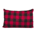 TETON Sports Camping Pillow &amp; Pillowcase, Black/Red, Small, 1019