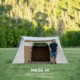 TETON Sports Mesa Canvas Tent, 6 Person, Brown, 2011