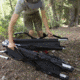 TETON Sports Outfitter XXL Camp Cot with Pivot Arm, Black, 2XL, 120A