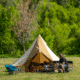 TETON Sports Sierra Canvas Tent, 6 Person, Brown, 2012