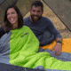 TETON Sports TrailHead 20 F Mummy Sleeping Bag, Grey/Green, 1170G