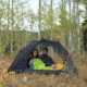 TETON Sports TrailHead 20 F Mummy Sleeping Bag, Grey/Green, 1170G