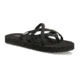 Teva Olowahu Flip Flops - Womens, Mix B Black On Black, 7 US, 6840B-MBOB-07