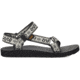 Teva Original Universal Sandal - Womens, Bandana White/Black, 11, 1003987-BWBLC-11