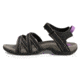 Teva Tirra Sandal - Womens, Black/Grey, 9.5 US, 4266-BKGY-09.5