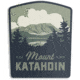 The Landmark Project Mount Katahdin Stickers, mount-katahdin-sticker