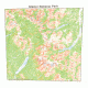 The Printed Image Glacier National Park Topo Ban 522