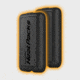 Heat Packs - Rechargeable Hand Warmers, One Pair w/2 USB Cords and Wall Charger, Black