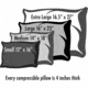 Therm-a-Rest Comp Pillow, Xl, Amethyst 09607