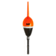 Thill Weighted Float w/UPC 1 1/8in Oval 5-1/2in Spring Black/Fluorescent Orange Top, UWF598