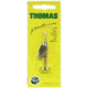 Thomas Fishing Lures E.P. Spinn In-Line Spinner, 1 3/8in, 1/8 oz, Nickel/Gold, R333NG