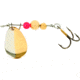 Thomas Fishing Lures Special Spinn In-Line Spinner, 1in, 1/10 oz, Nickel/Gold, S501NG