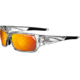 Tifosi Optics Duro w/ EC, GT, Smoke/Red Glare Guard Lenses, Crystal Clear Frame 1030205316