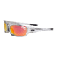 Tifosi Torrent Sunglasses - Crystal Clear Frame, Smoke Red Lenses 0110405378