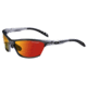 Tifosi Ventoux Sunglasses - Gloss Gunmetal Frame, Smoke Red/AC Red/Clear Lenses 0120100303