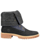 Timberland Jayne Mixed-Media Warm Gaiter Boots - Womens, Black Nubuck w/Grey NXt Wool, Medium, 6.5, TB0A1URS001-65-Medium