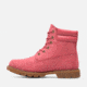 Timberland Linden Woods 6-Inch Lace-Up Waterproof Boot - Womens, Medium Pink Nubuck, 8.5, Medium, TB0A2PRVEAA08500M