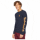Timberland Long Sleeve Tee - Mens, Black Iris, Large, TB0A1OHM433-BLKR-L