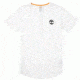 Timberland Men's Wild River Short Sleeve Tee Back Graphic Tee, White, XL, TB0A1N3C100-XL