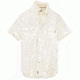 Timberland Mill River Linen Cargo Short Sleeve Shirt - Men's-White-Medium