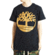 Timberland Short Sleeve Seasonal Logo Tee - Mens, Black Tree, 2XL, TB0A1N8YI19-BLK Tree-XXL