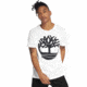 Timberland Short Sleeve Seasonal Logo Tee - Mens, White Tree, Small, TB0A1N8YK76-White Tree-S