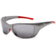 Timberland TB7054 Sport Sunglasses, Pearl Silver Frame &amp; Grey Flash Mirror Lens TB70540010A